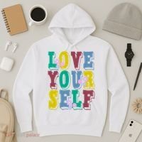 Love Yourself Cute Flower Hoodie thumb 3