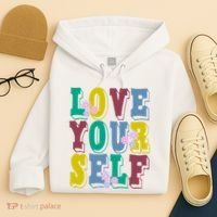Love Yourself Cute Flower Hoodie thumb 4