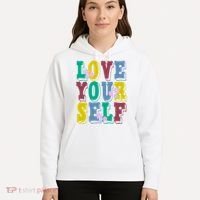 Love Yourself Cute Flower Hoodie thumb 5