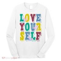 Love Yourself Cute Flower Long Sleeve Shirt thumb 0