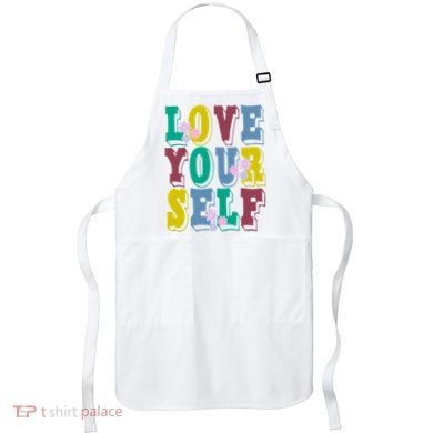 Love Yourself Cute Flower Apron