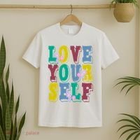 Love Yourself Cute Flower T-Shirt thumb 2