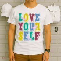 Love Yourself Cute Flower T-Shirt thumb 6