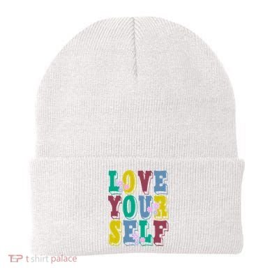 Love Yourself Cute Flower Beanie