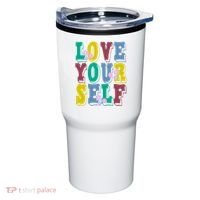 Love Yourself Cute Flower Tumbler thumb 0