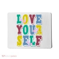 Love Yourself Cute Flower Mousepad thumb 0