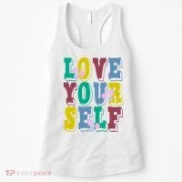 Love Yourself Cute Flower Women's Tank Top thumb 0