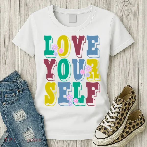 Love Yourself Cute Flower Women's T-Shirt
