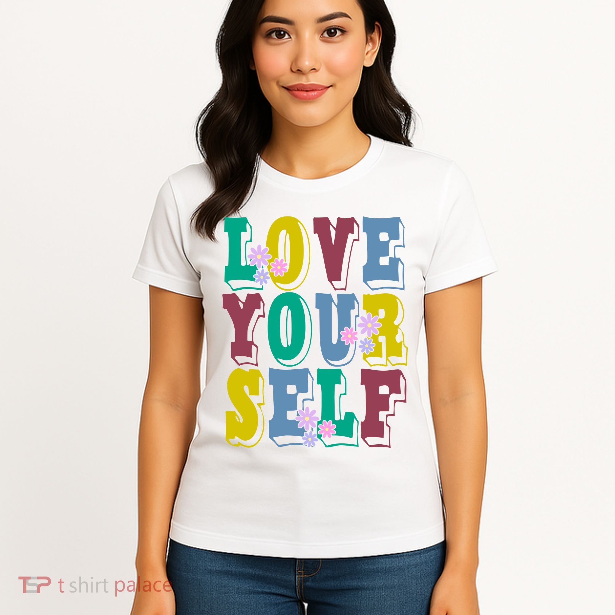 Love Yourself Cute Flower Women's T-Shirt