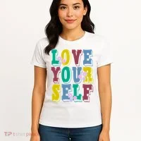 Love Yourself Cute Flower Women's T-Shirt thumb 4