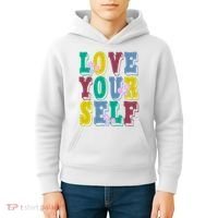 Love Yourself Cute Flower Kids Hoodie thumb 4