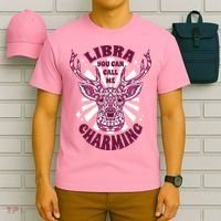 Libra You Can Call Me Charming T-Shirt thumb 6