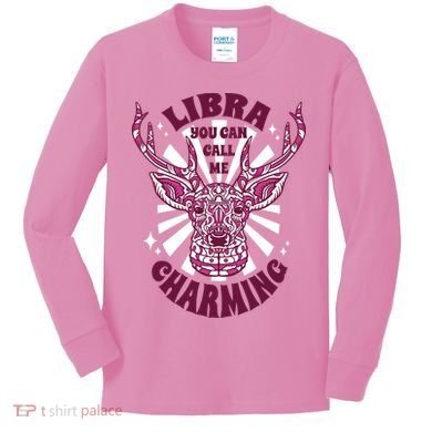 Libra You Can Call Me Charming Kids Long Sleeve Shirt