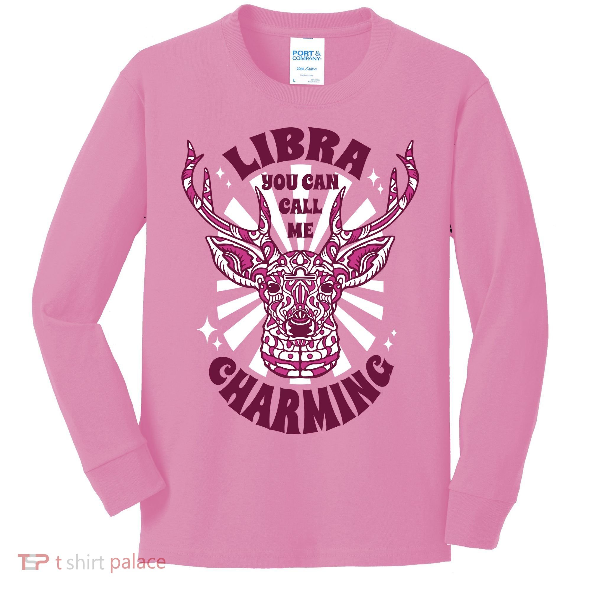 Libra You Can Call Me Charming Kids Long Sleeve Shirt