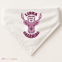 Libra You Can Call Me Charming USA-Made Doggie Bandana thumb 0