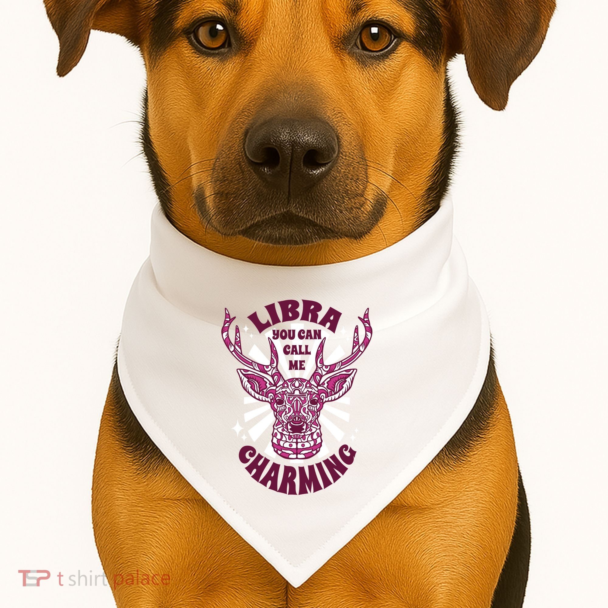 Libra You Can Call Me Charming USA-Made Doggie Bandana