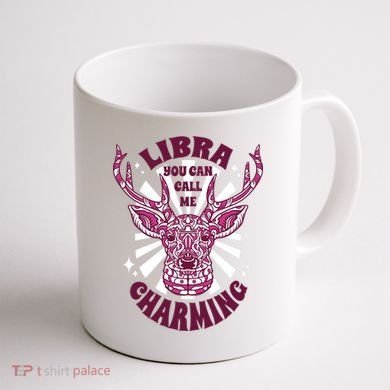 Libra You Can Call Me Charming Coffee Mug back