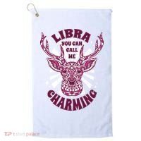 Libra You Can Call Me Charming Golf Towel thumb 0