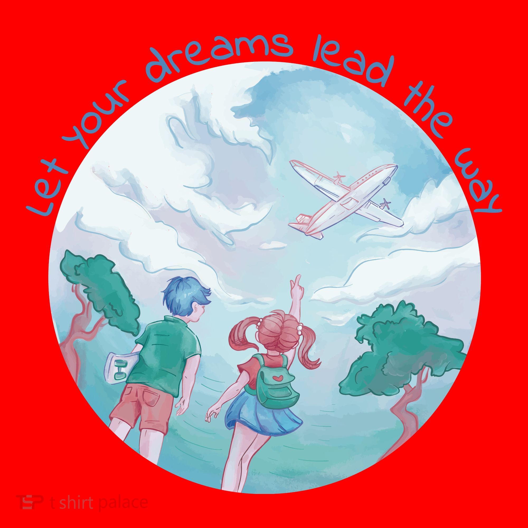 Let Your Dreams Lead The Way Travel Santa Hat