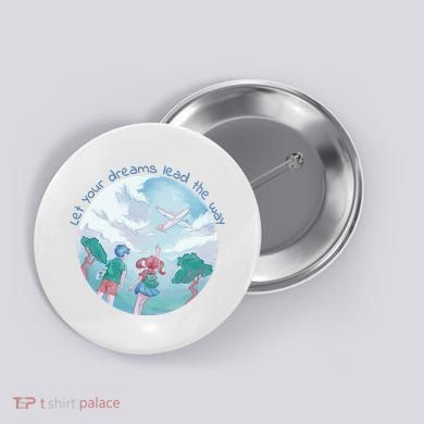 Let Your Dreams Lead The Way Travel Button