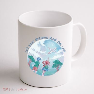 Let Your Dreams Lead The Way Travel Coffee Mug back
