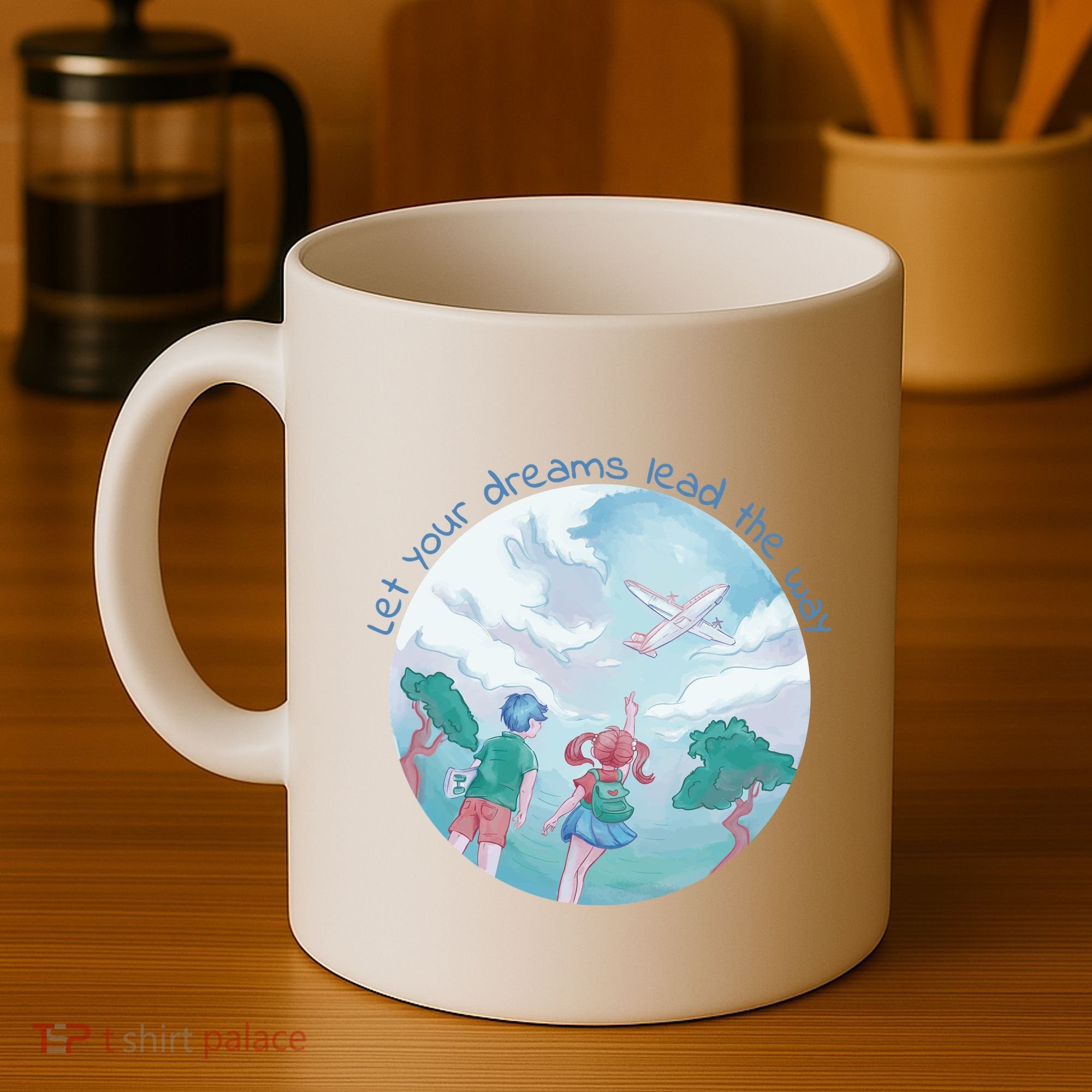 Let Your Dreams Lead The Way Travel Coffee Mug
