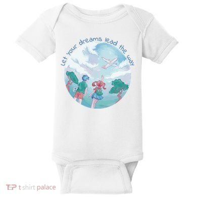 Let Your Dreams Lead The Way Travel Baby Bodysuit