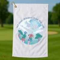 Let Your Dreams Lead The Way Travel Golf Towel thumb 1