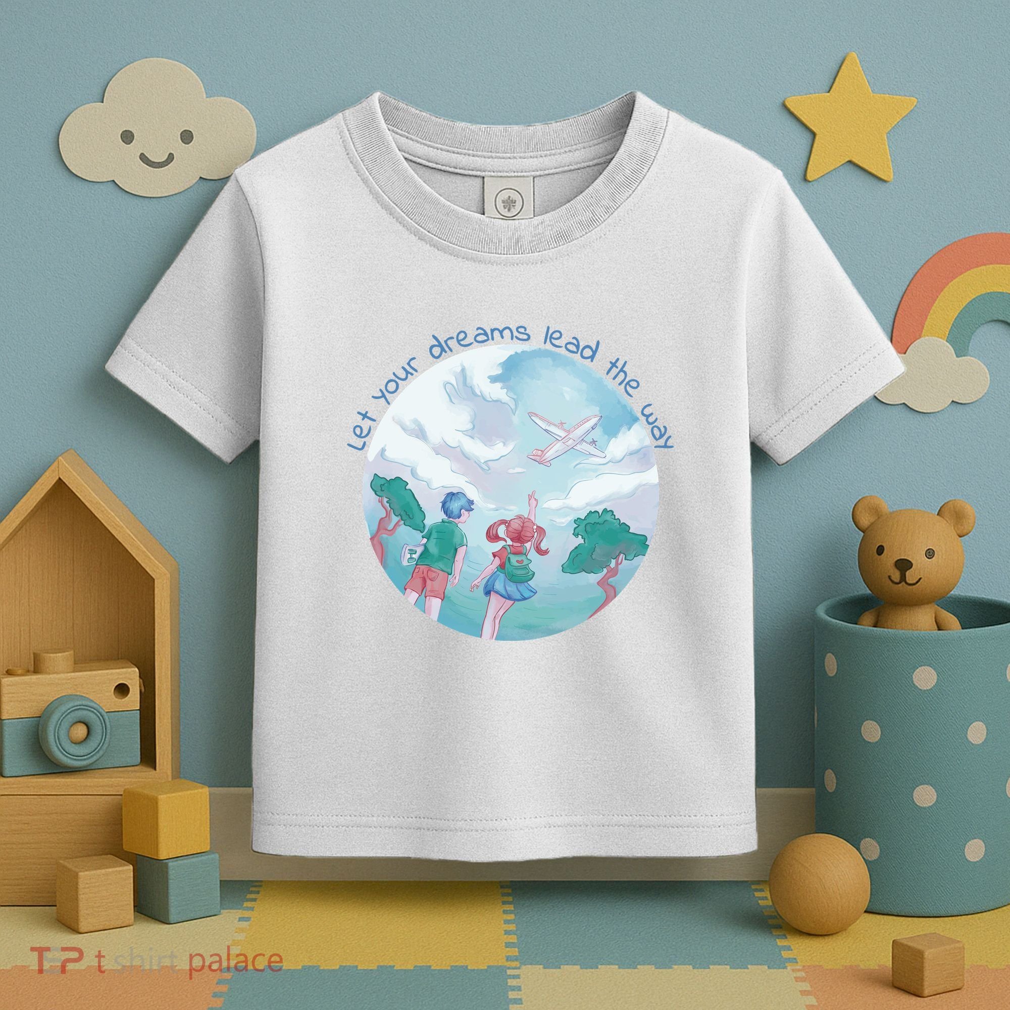 Let Your Dreams Lead The Way Travel Toddler T-Shirt