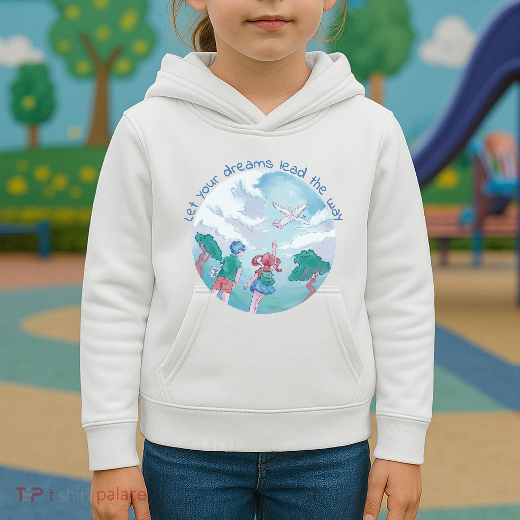 Let Your Dreams Lead The Way Travel Kids Hoodie