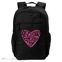 Let Your Energy Flow Heart Quote Backpack thumb 0