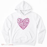 Let Your Energy Flow Heart Quote Hoodie thumb 0
