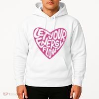 Let Your Energy Flow Heart Quote Hoodie thumb 2