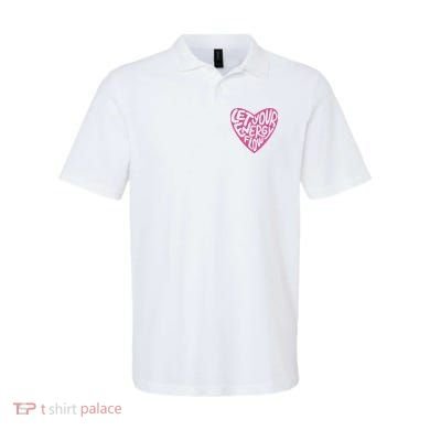 Let Your Energy Flow Heart Quote Polo