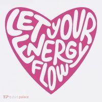 Let Your Energy Flow Heart Quote Baby Bodysuit thumb 2