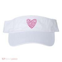 Let Your Energy Flow Heart Quote Visor thumb 0