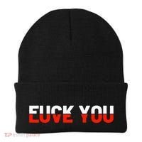 Love You Fuck You Love And Hate Beanie thumb 0