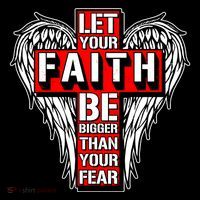 Let Your Faith Be Bigger Than Your Fear Winged Cross Coffee Mug thumb 5