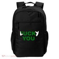 Lucky You F*ck You Funny St Patrick's Day Backpack thumb 0