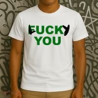 Lucky You F*ck You Funny St Patrick's Day T-Shirt thumb 3
