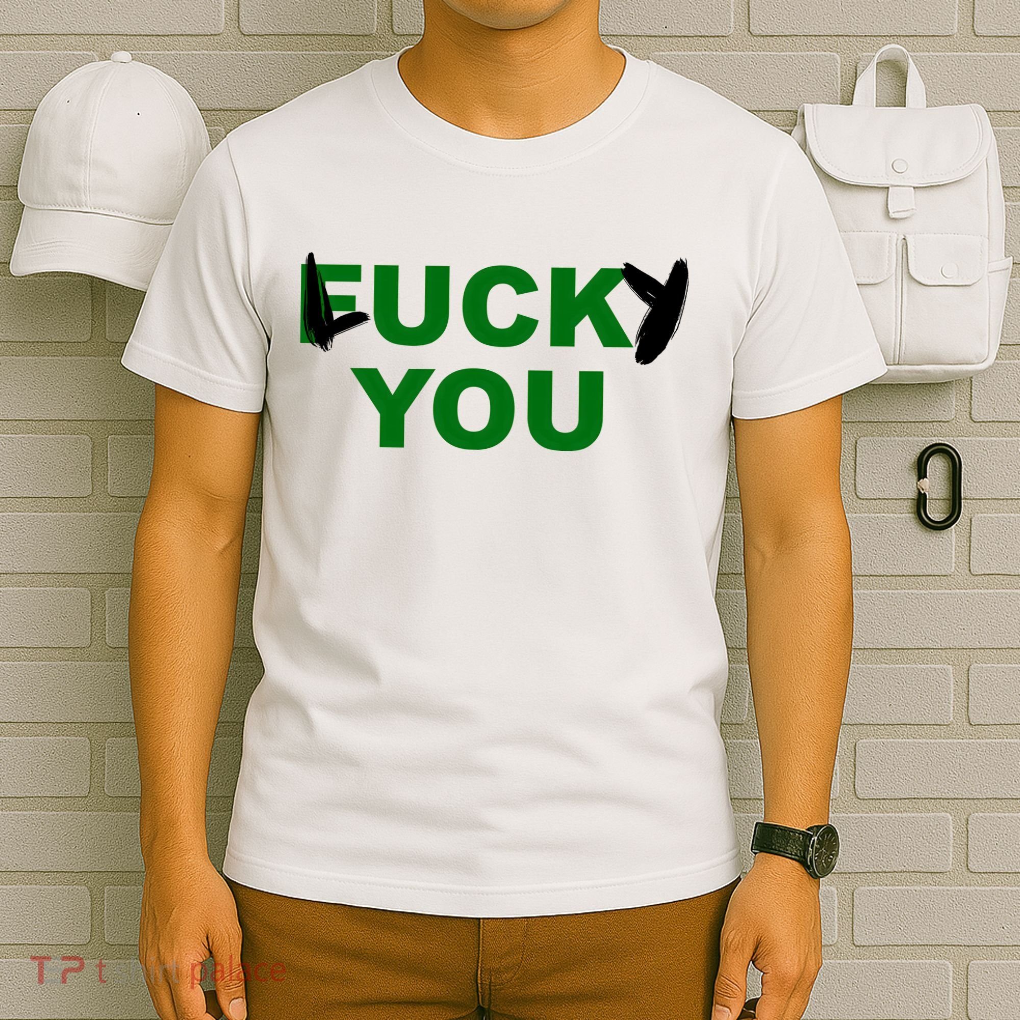 Lucky You F*ck You Funny St Patrick's Day T-Shirt