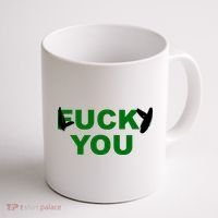 Lucky You F*ck You Funny St Patrick's Day Coffee Mug thumb 1