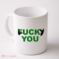 Lucky You F*ck You Funny St Patrick's Day Coffee Mug thumb 0