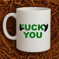 Lucky You F*ck You Funny St Patrick's Day Coffee Mug thumb 2