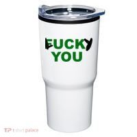 Lucky You F*ck You Funny St Patrick's Day Tumbler thumb 0