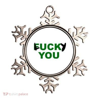 Lucky You F*ck You Funny St Patrick's Day Ornament