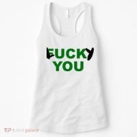 Lucky You F*ck You Funny St Patrick's Day Women's Tank Top thumb 0