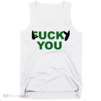 Lucky You F*ck You Funny St Patrick's Day Tank Top thumb 0