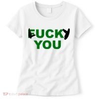 Lucky You F*ck You Funny St Patrick's Day Women's T-Shirt thumb 0
