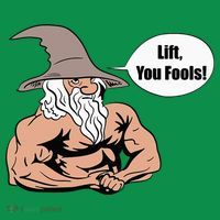 Lift You Fools Wizard Weightlifting Bodybuilding Gym Fitness T-Shirt thumb 7